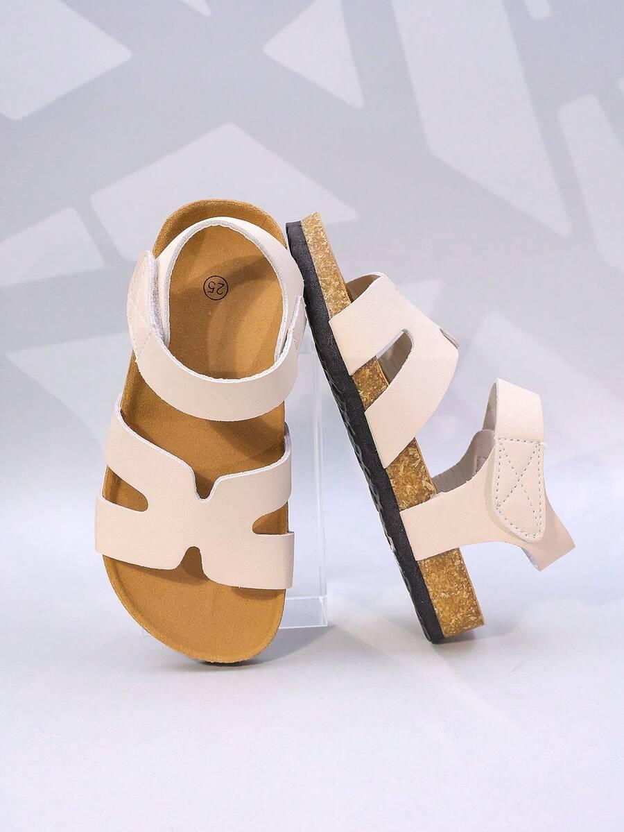 SHEIN BEŻOWE SANDAŁY RZEPY S06__29