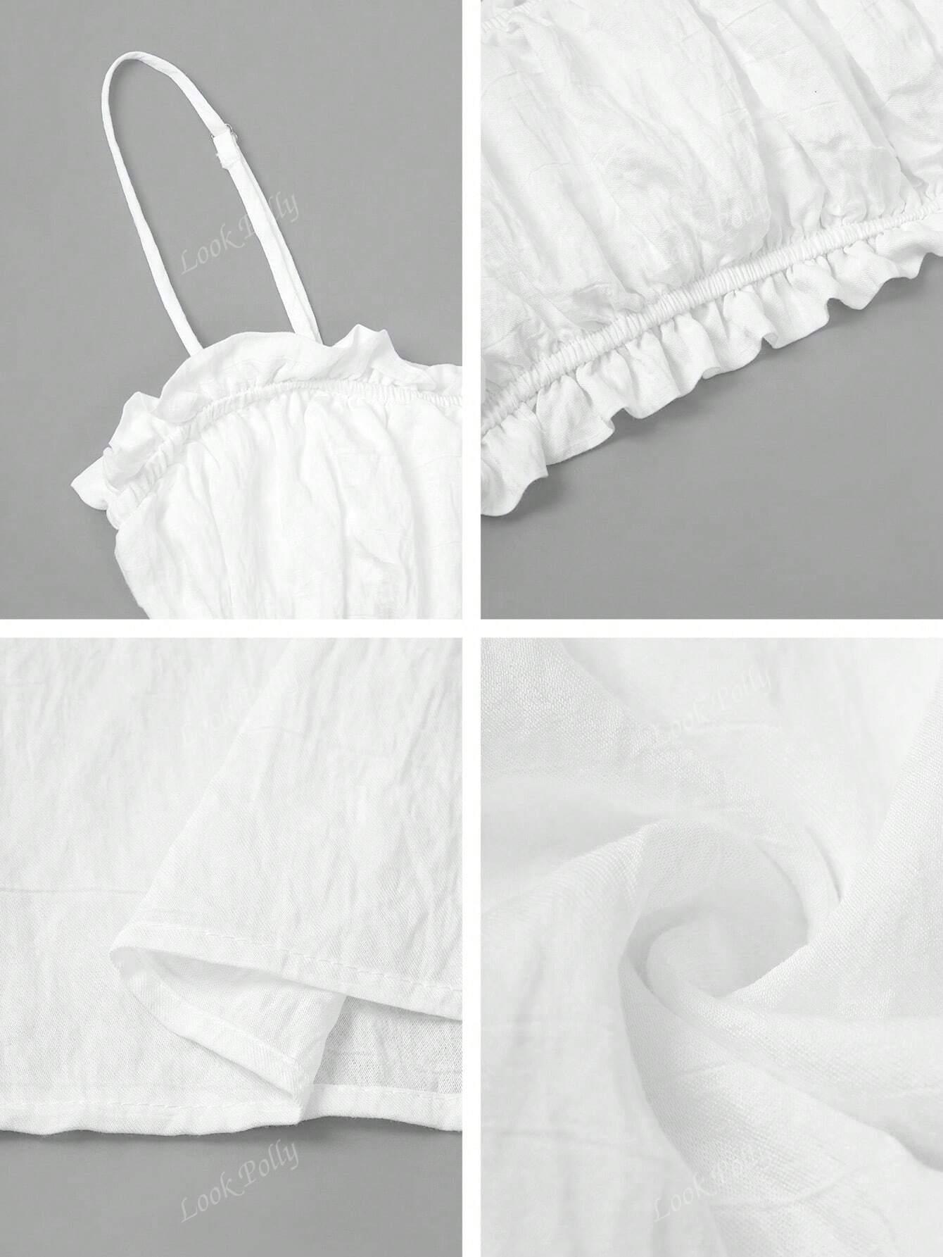SHEIN BIAŁY TOP SPÓDNICA KOMPLET S06__S