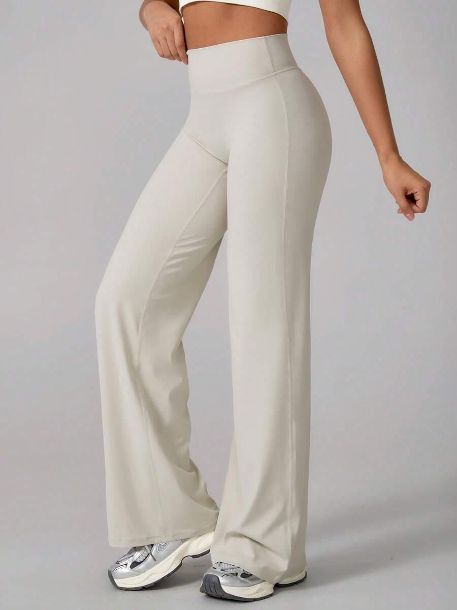 SHEIN BEŻOWE LEGGINSY PROSTA NOGAWKA S06__S