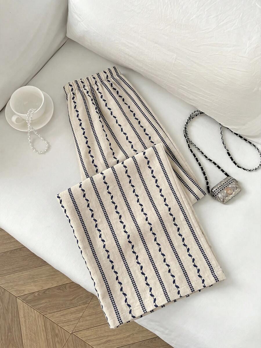 FLIRLA BEŻOWE SPODNIE CASUAL S09__S