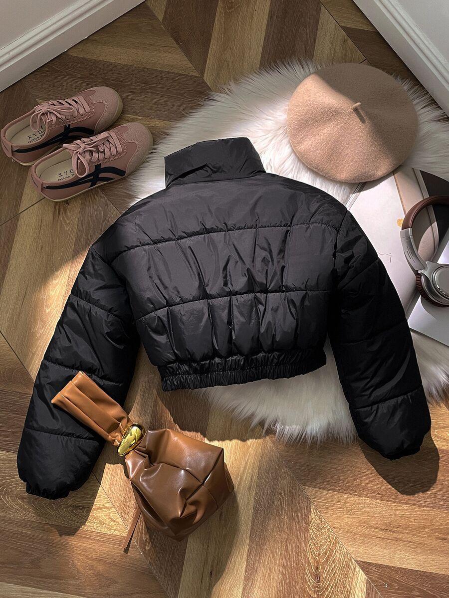 SHEIN CZARNA KURTKA ZAMEK W01__122/128