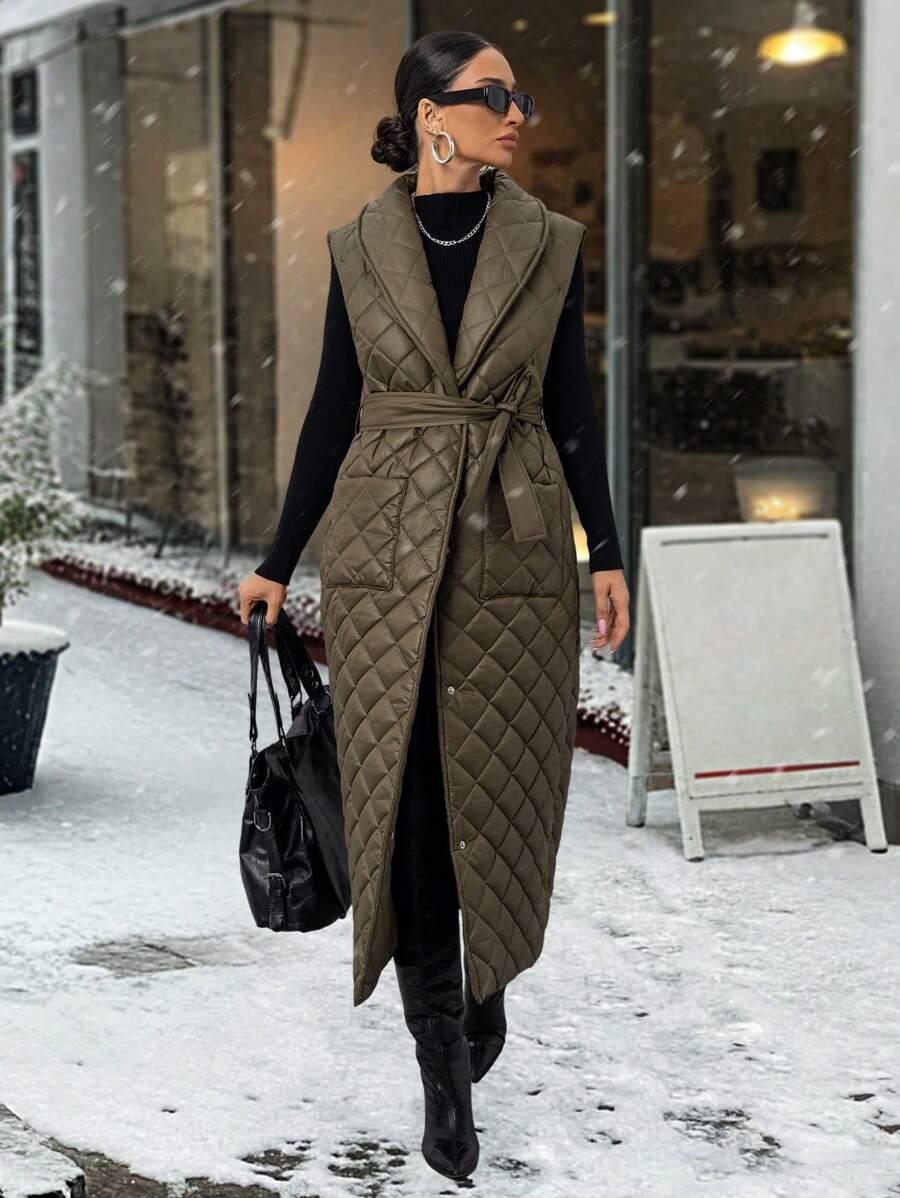 SHEIN ZIELONA PIKOWANA KAMIZELKA W01__XL
