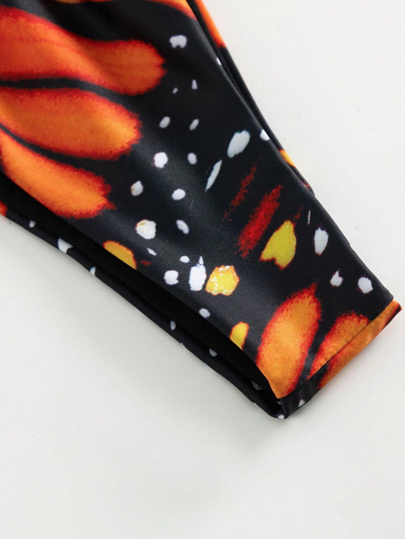 SHEIN DWUCZĘŚCIOWY STRÓJ KĄPIELOWY S09__L