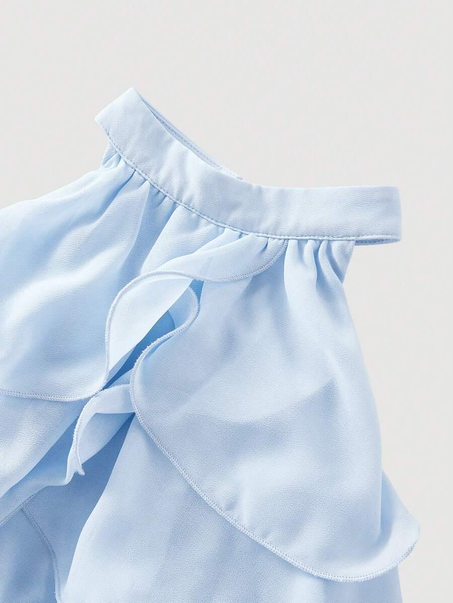 SHEIN NIEBIESKA BLUZKAFALBANKA S06__S