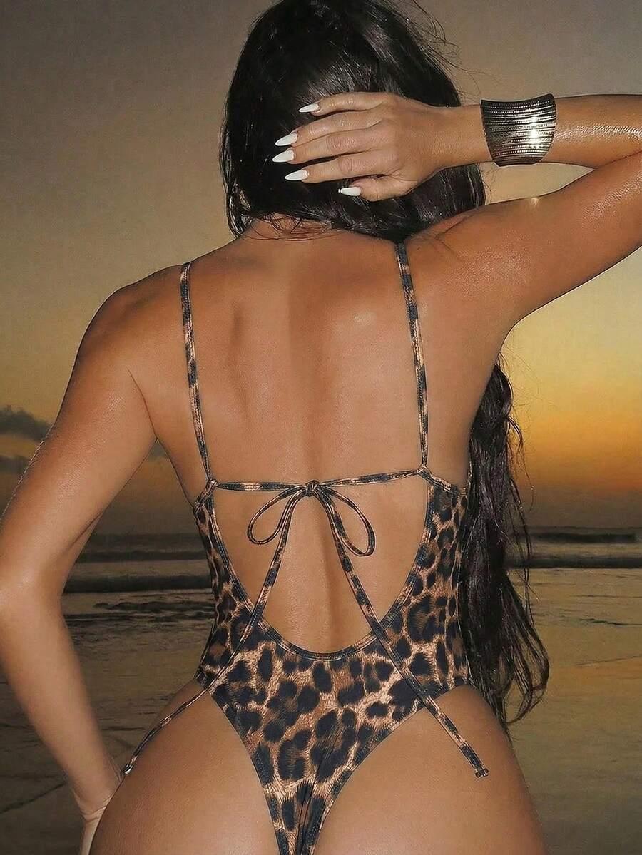 SHEIN JEDNOCZĘŚCIOWY STRÓJ KĄPIELOWY S09__S
