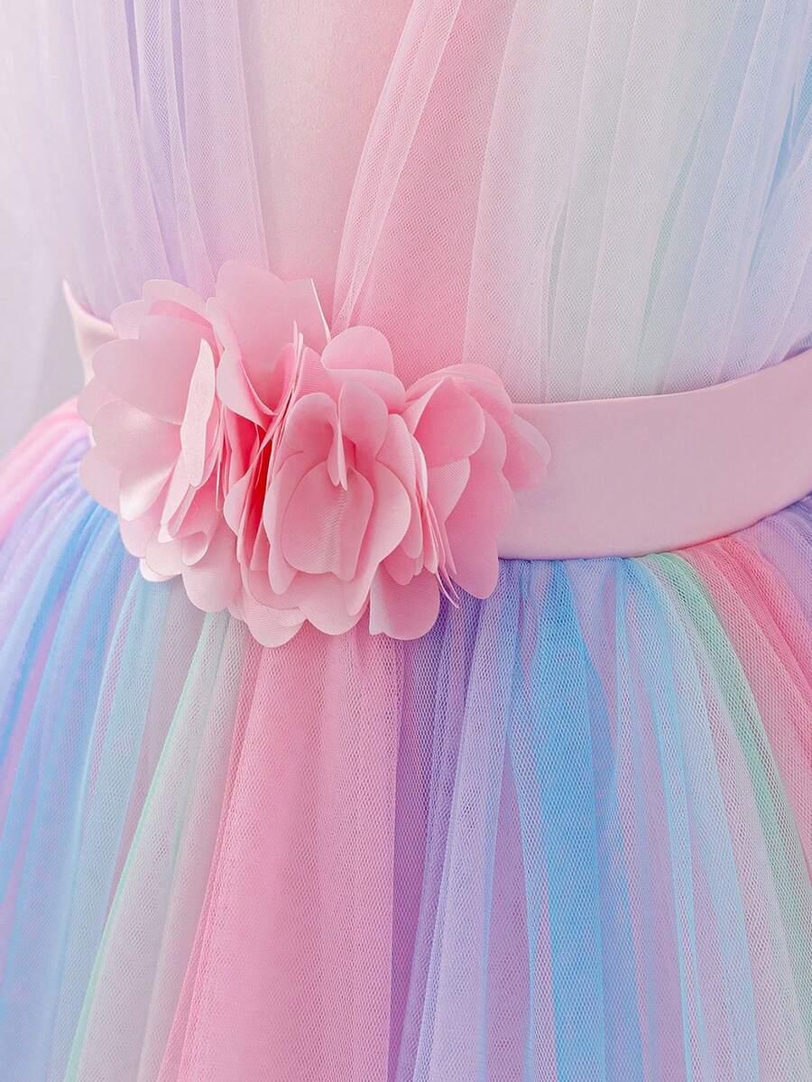 SHEIN SUKIENKA TIUL ZDOBIENIE S06__146/152