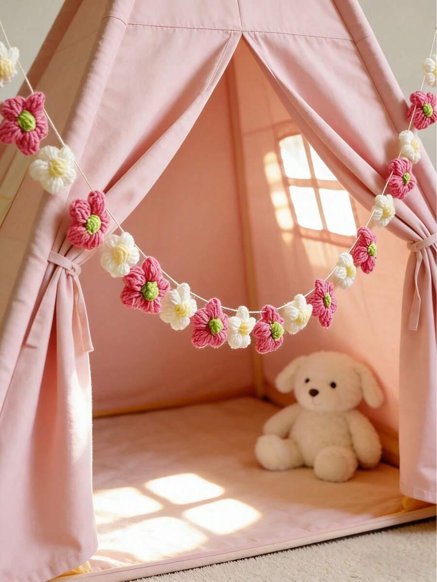 SHEIN OZDOBA NA ŚCIANĘ KWIATY S07__160CM