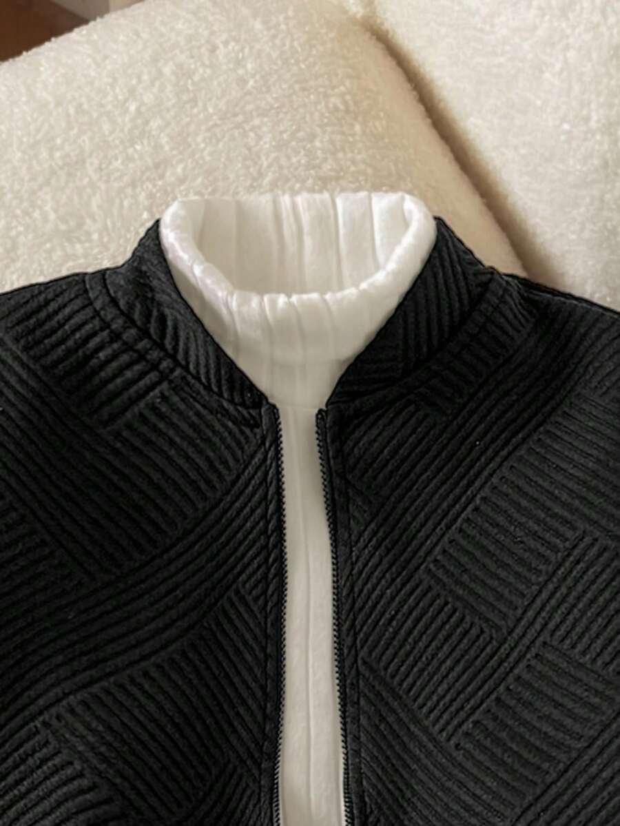 SHEIN CZARNA BLUZA DŁUGI RĘKAW S06__146