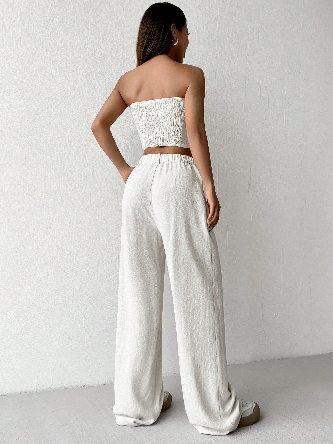 SHEIN TOP SPODNIE KOMPLET S06__M