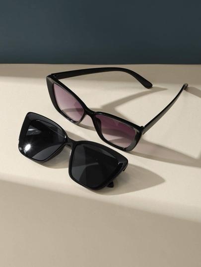 SHEIN OKULARY PRZECIWSŁONECZNE 2-PACK S07