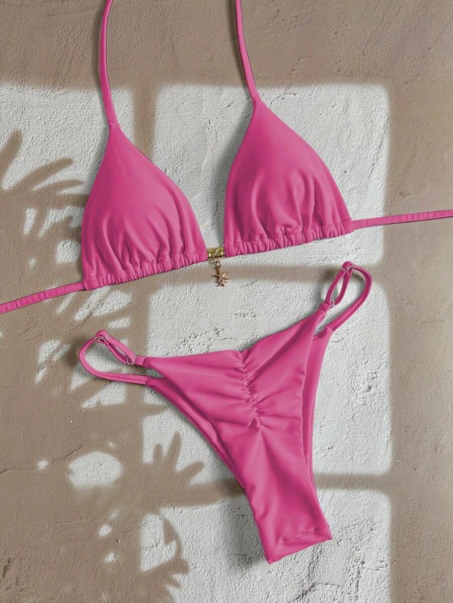 SHEIN DWUCZĘŚCIOWY STRÓJ KĄPIELOWY S09__XS