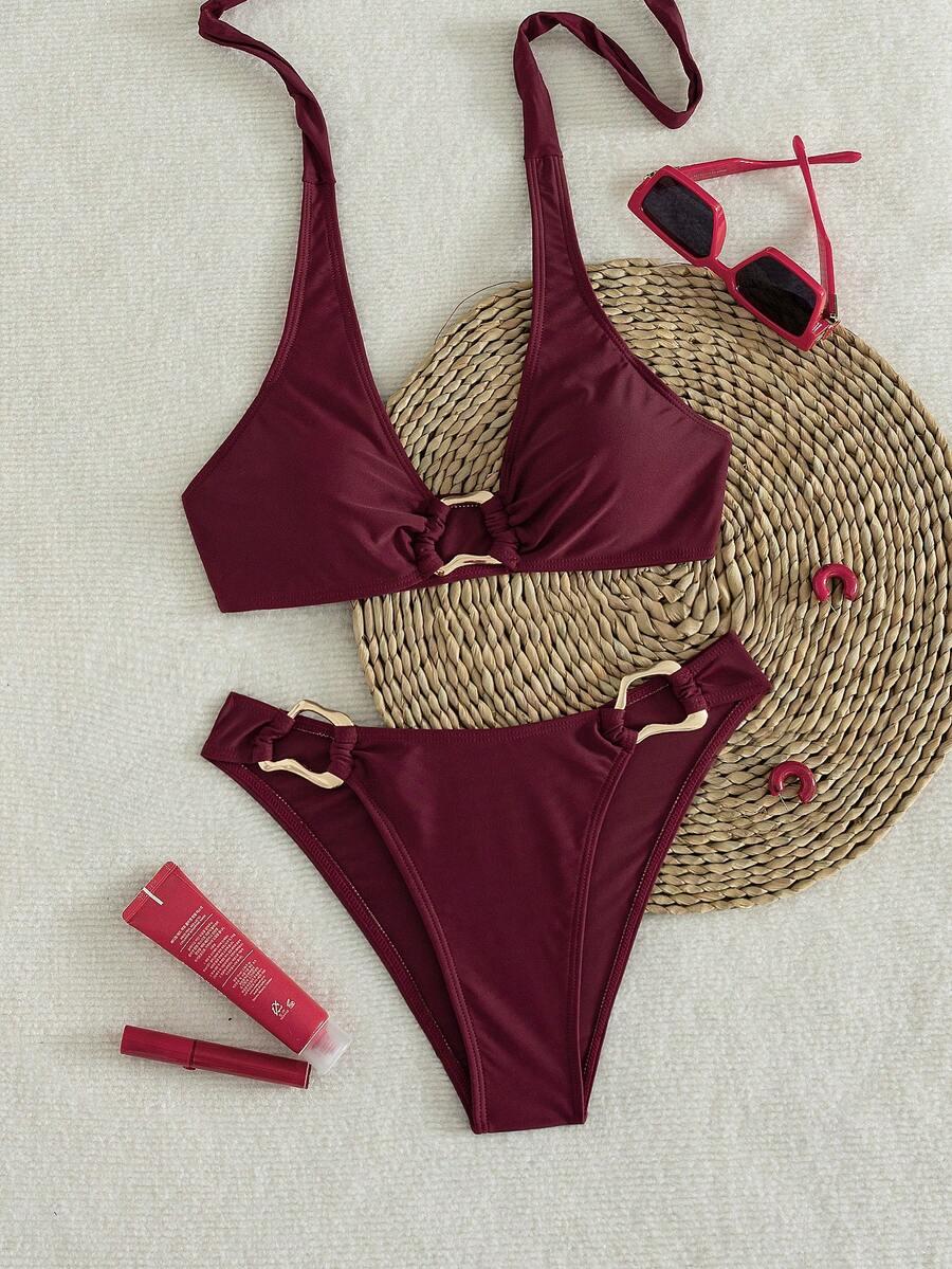 SHEIN DWUCZĘŚCIOWY STRÓJ KĄPIELOWY S09__XL