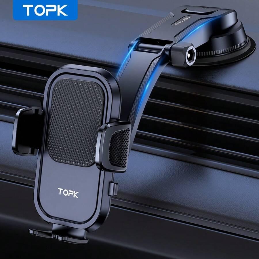 TOPK CZARNY UCHWYT SAMOCHODOWY S07__6,5X20