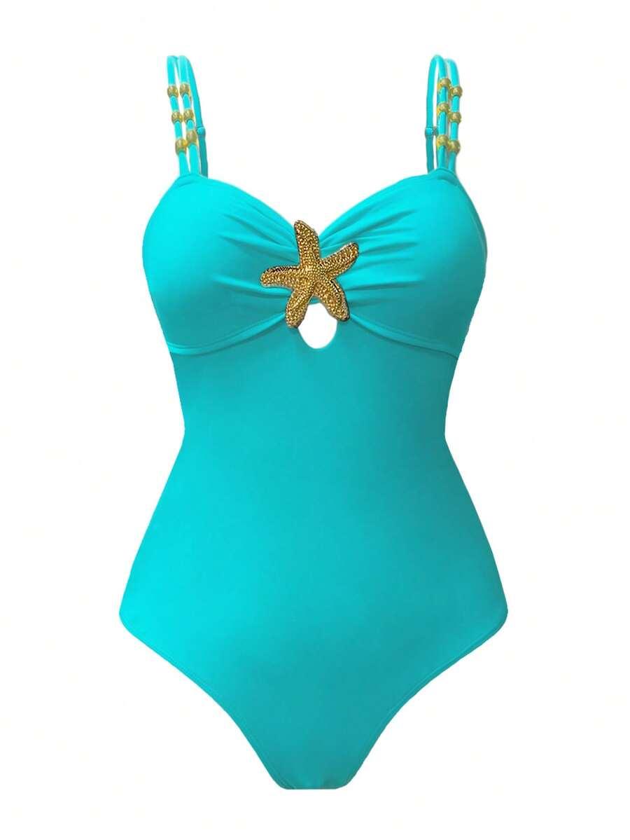 SWIM OASIS JEDNOCZĘŚCIOWY STRÓJ KĄPIELOWY SPÓDNICA KOMPLET S09__L