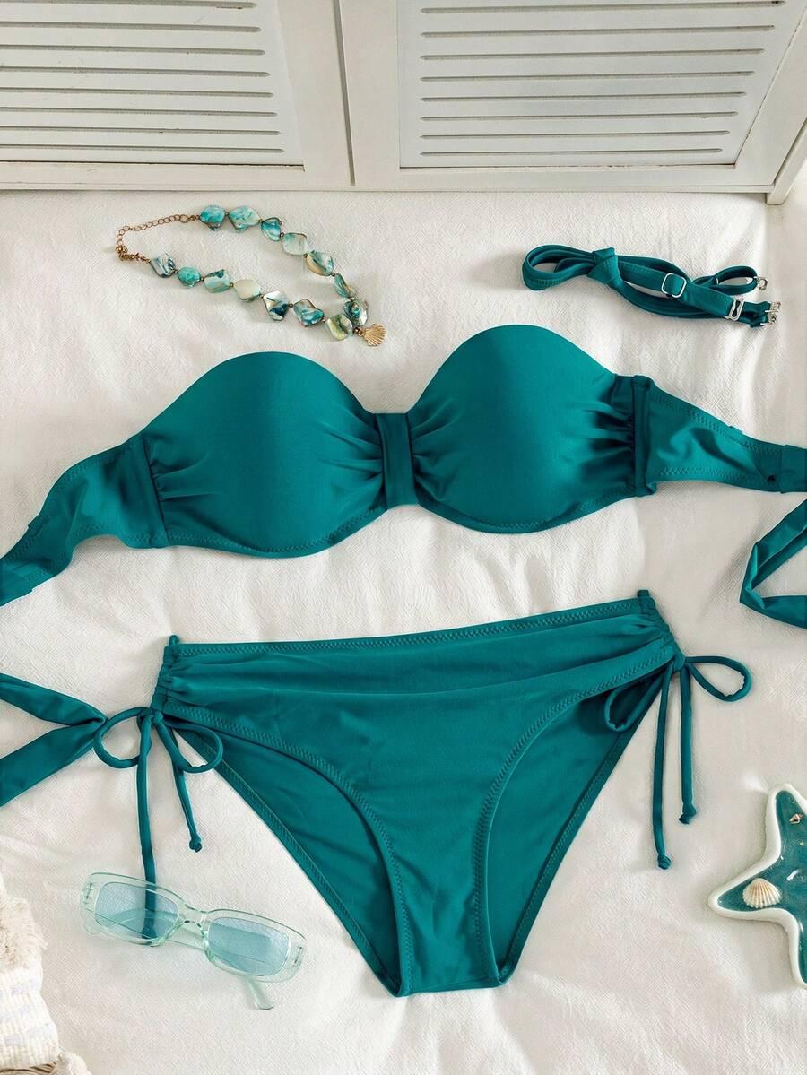 SHEIN DWUCZĘŚCIOWY STRÓJ KĄPIELOWY S09__XL