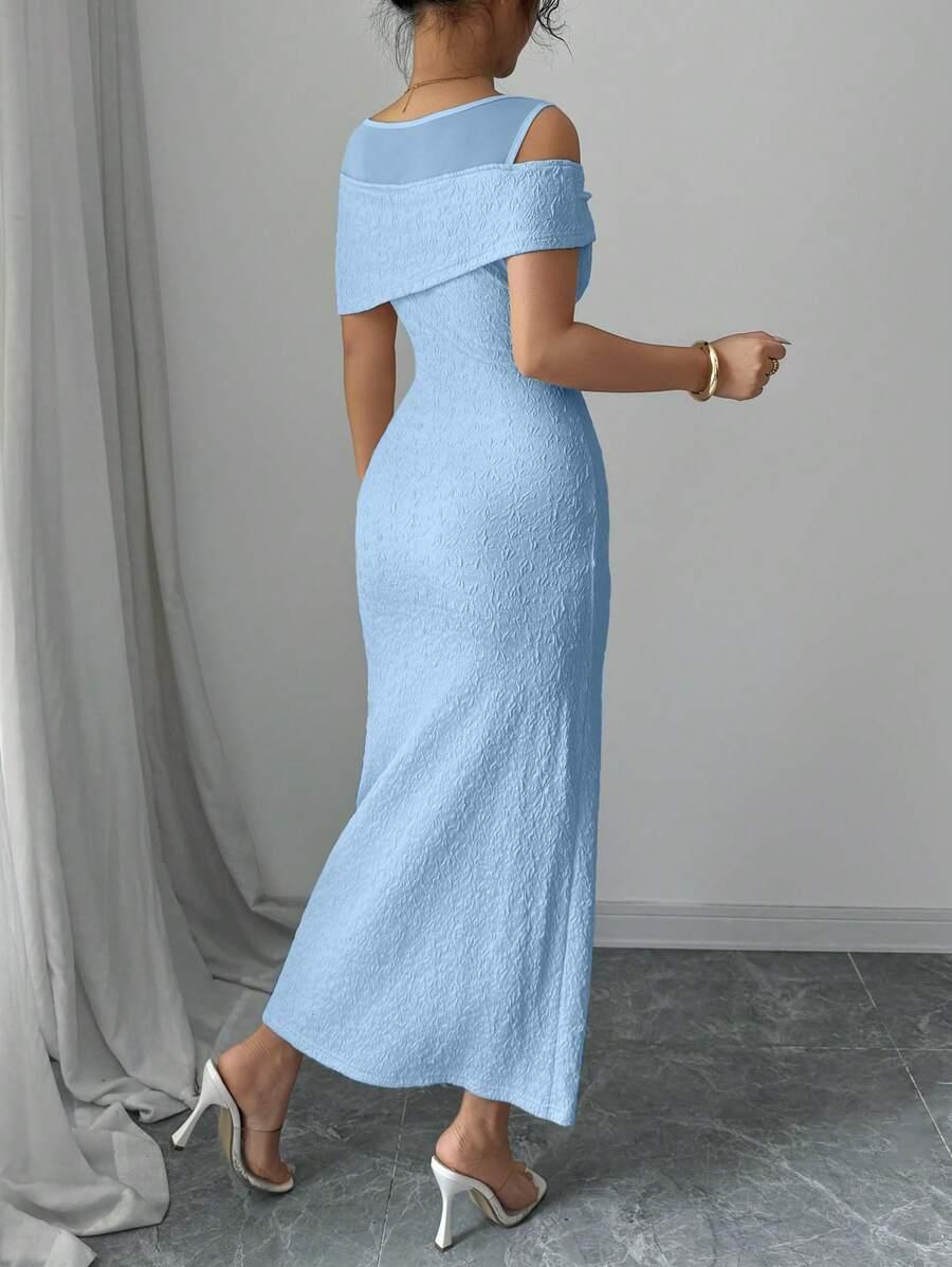 MODELYN NIEBIESKA MAXI SUKIENKA S06__M