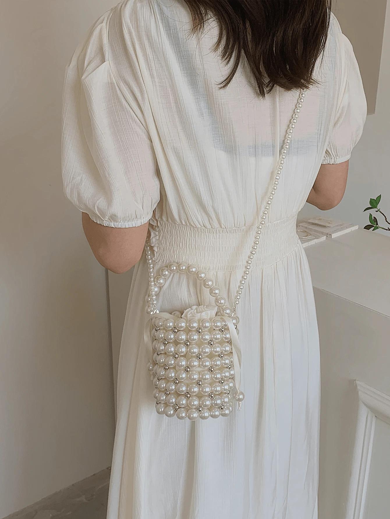 SHEIN BIAŁA TOREBKA NA RAMIĘ S07__13X11X11