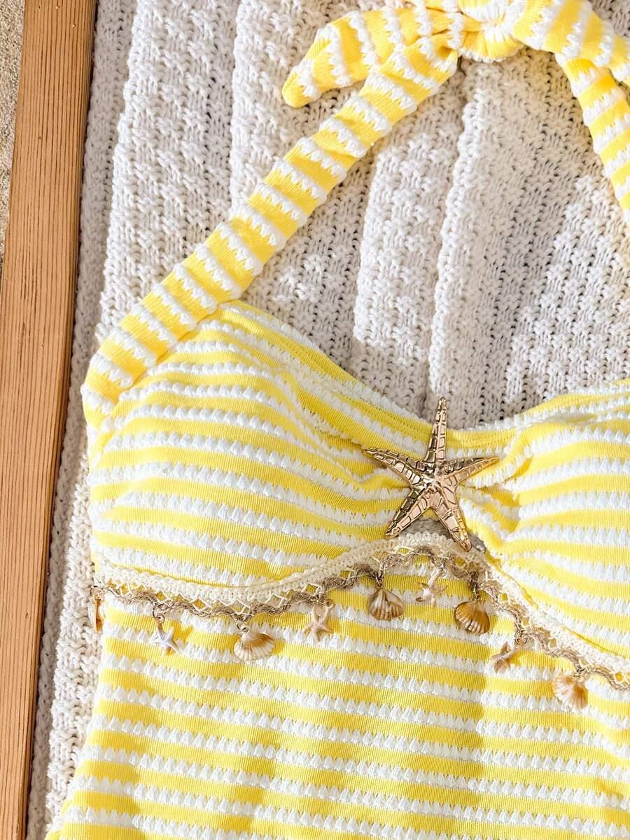 SWIM MOD ŻÓŁTY STRÓJ KĄPIELOWY S09__XXL