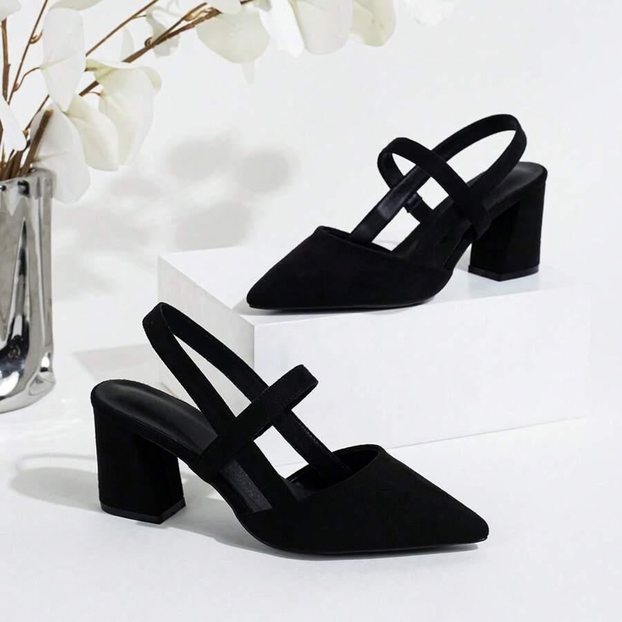 SHEIN CZARNE CZÓŁENKA SZPIC S06__38