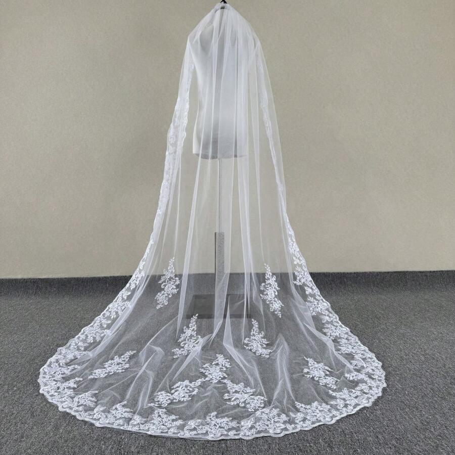 SHEIN BIAŁY WELON ŚLUBNY S07__230 X 160 CM