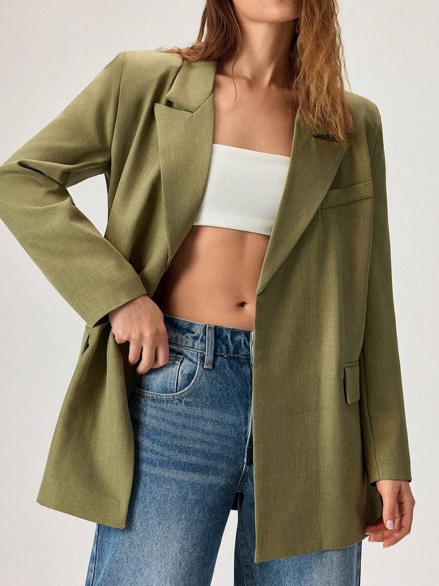 SHEIN ZIELONA MARYNARKA CASUAL S06__XL