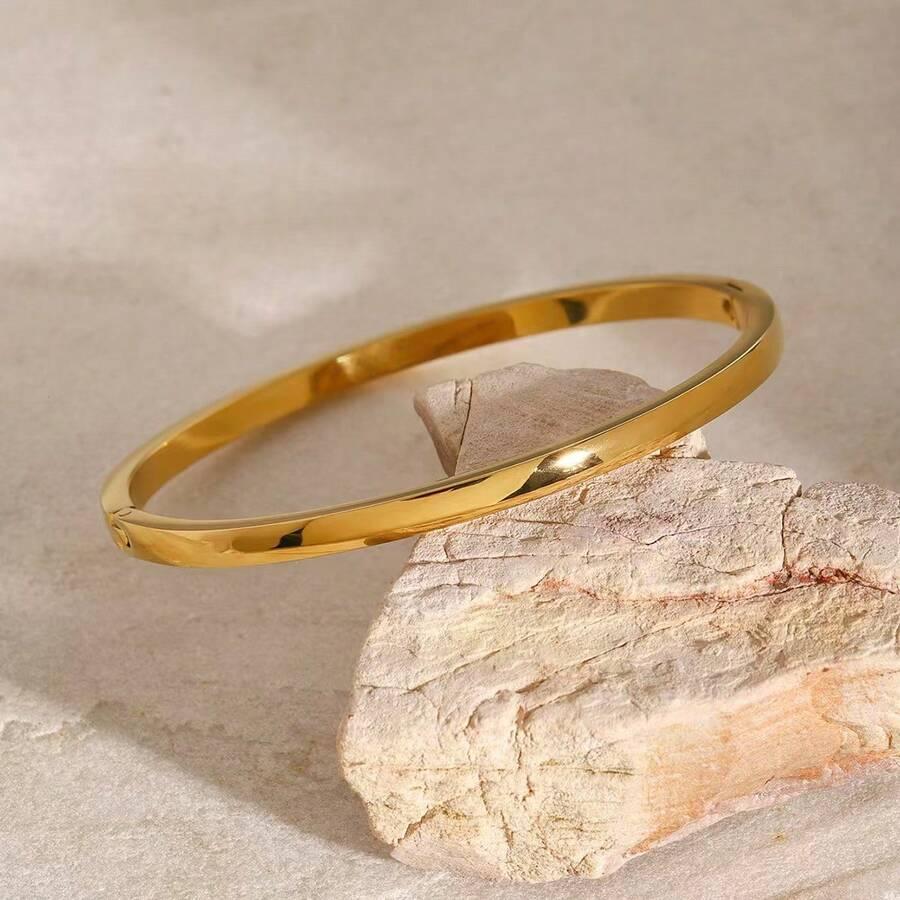 SHEIN ZŁOTA BRANSOLETKA ZAPIĘCIE S07