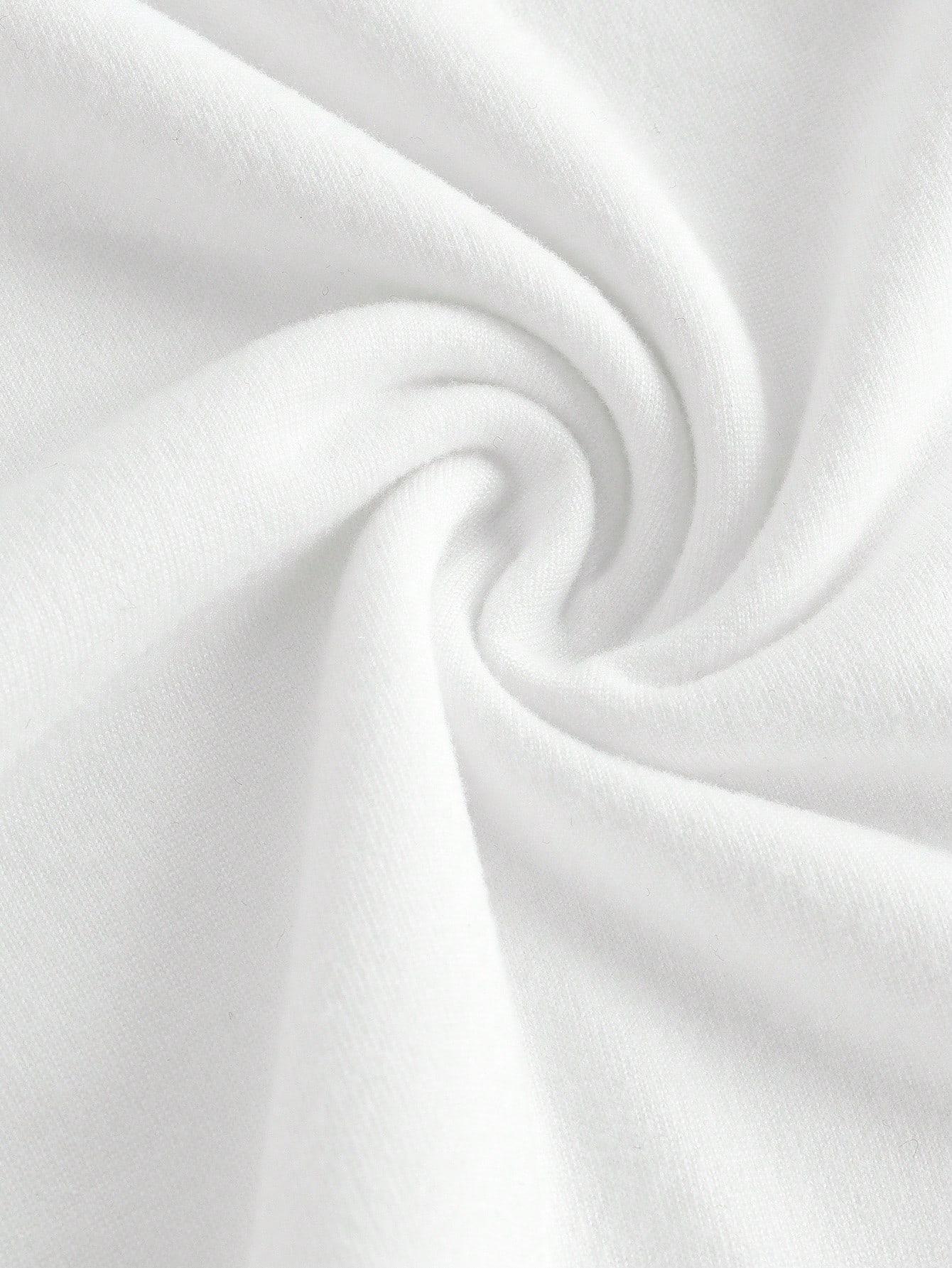SHEIN BIAŁA BLUZKA KRÓTKI RĘKAW S06__146/152