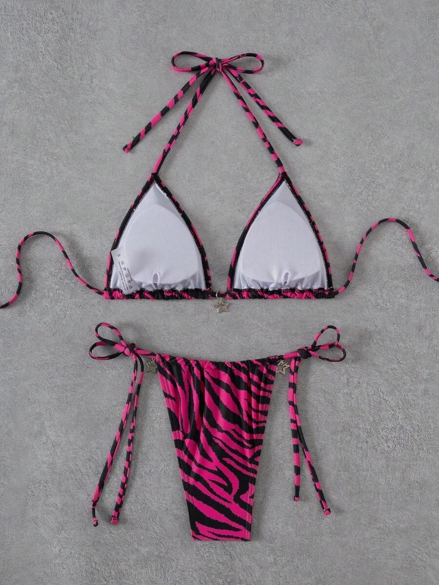 SWIM VCAY DWUCZĘŚCIOWY STRÓJ KĄPIELOWY ANIMAL PRINT S09__L