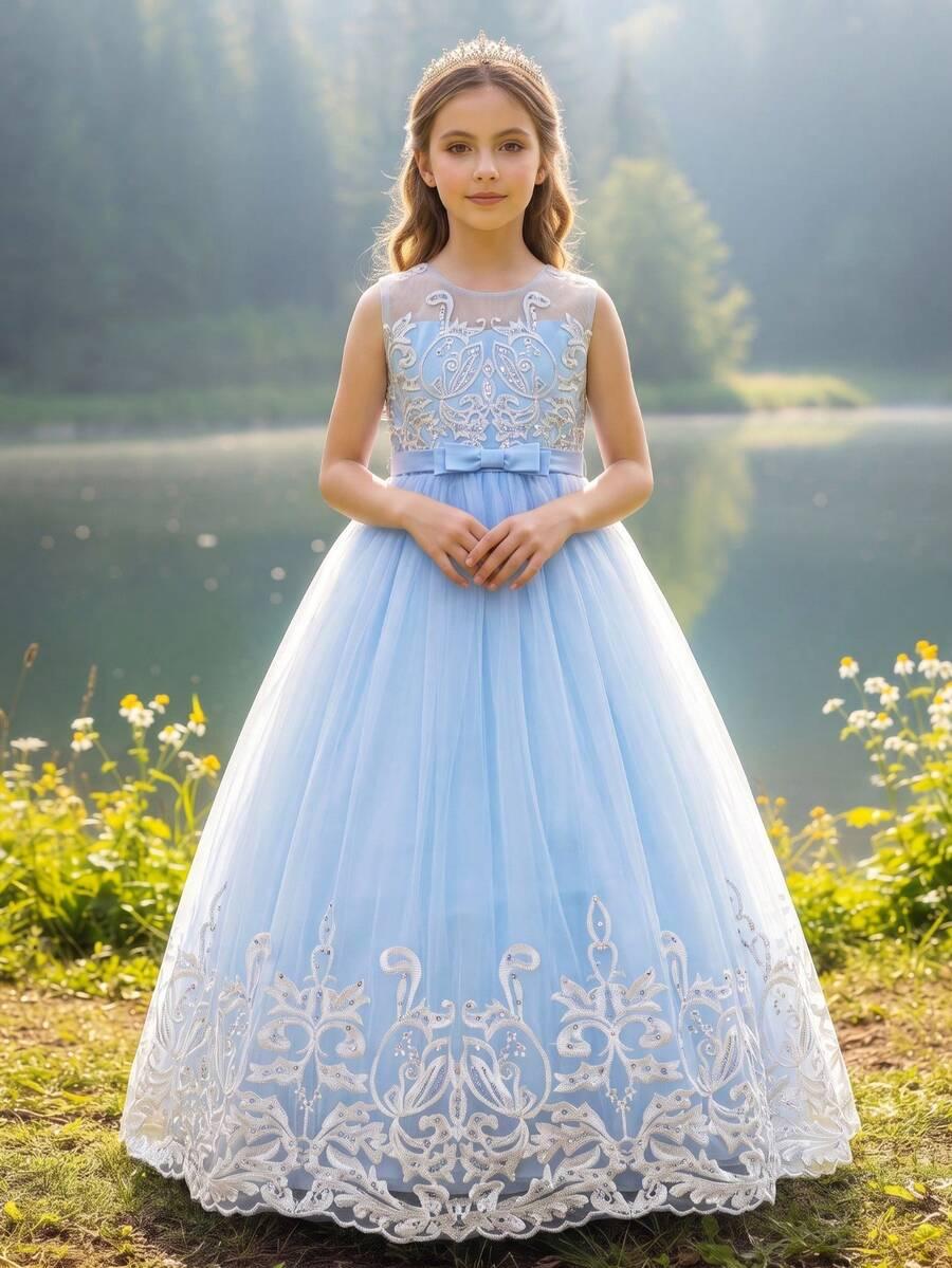 SHEIN NIEBIESKA SUKIENKA TIUL S06__160