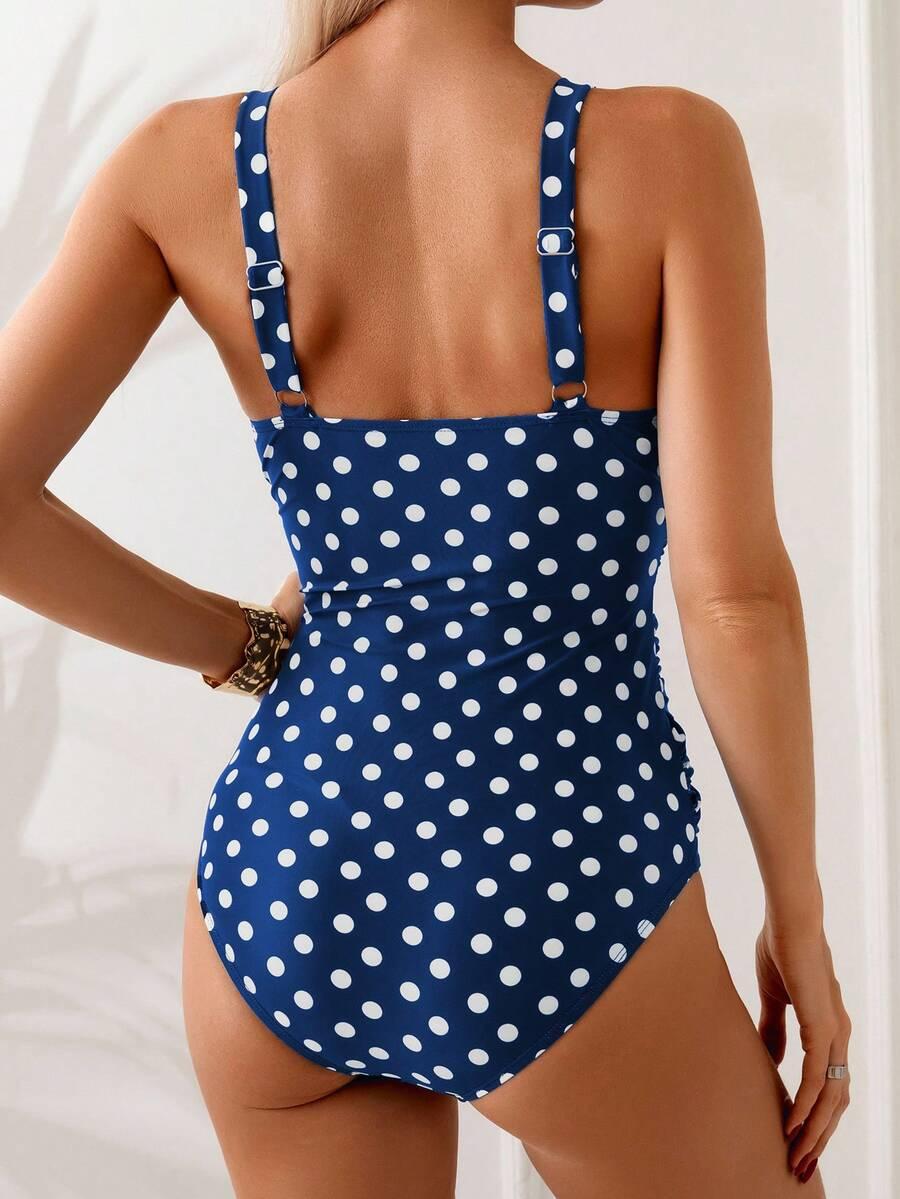 SWIM CHICCIA JEDNOCZĘŚCIOWY STRÓJ KĄPIELOWY WZÓR GROSZKI S09__XL