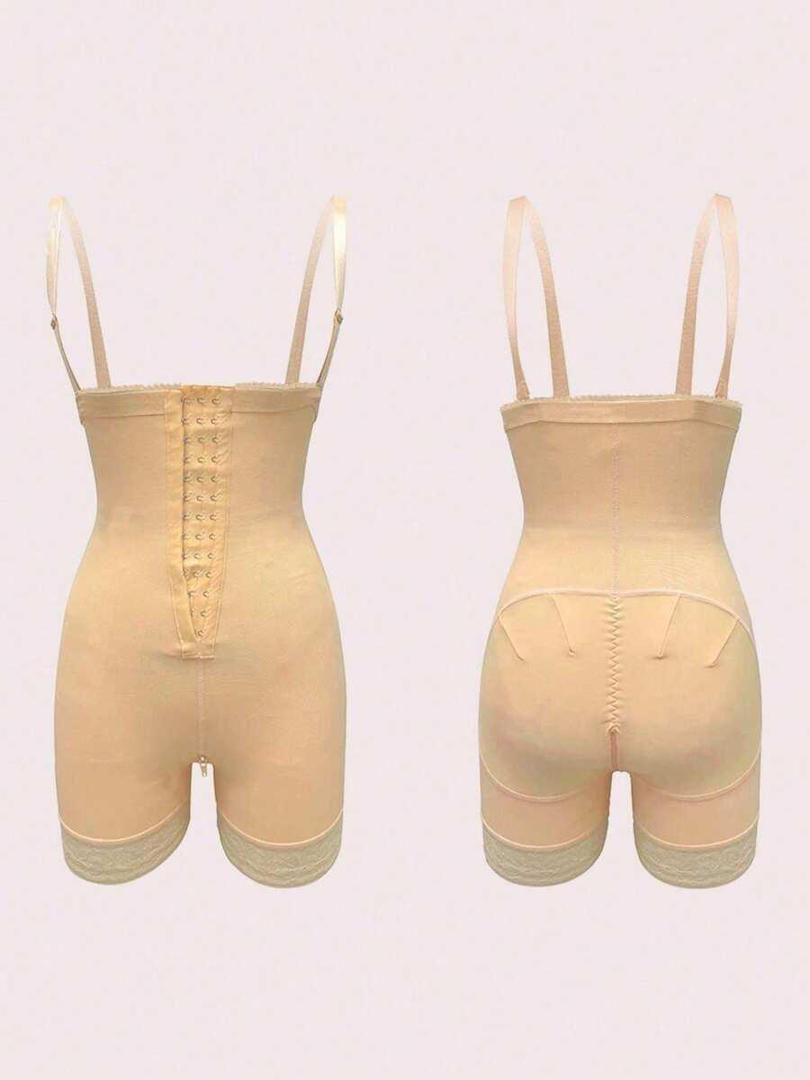 SHEIN BEŻOWE WYSZCZUPLAJĄCE SPODENKI S06__S
