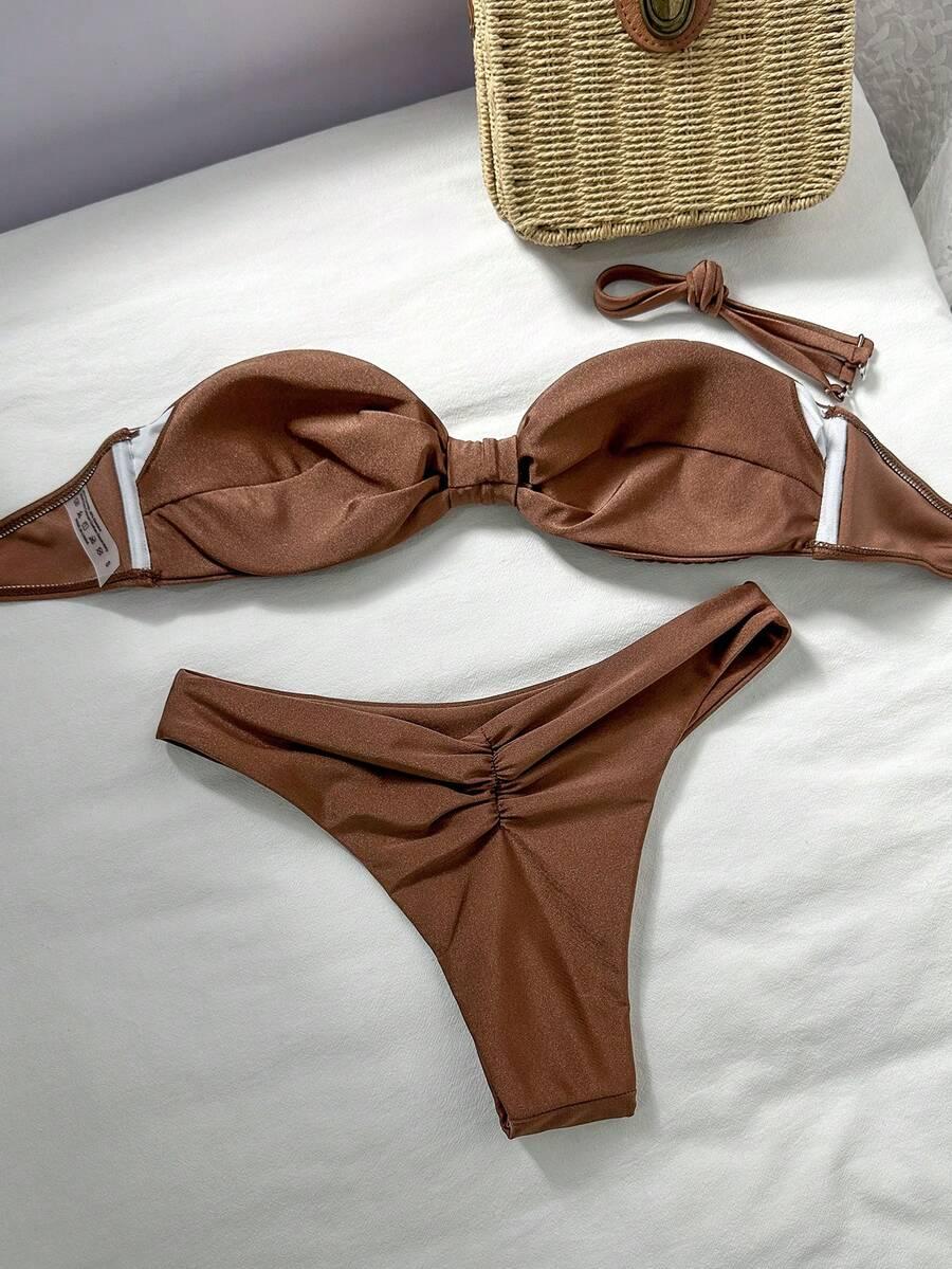 SHEIN DWUCZĘŚCIOWY STRÓJ KĄPIELOWY S09__M