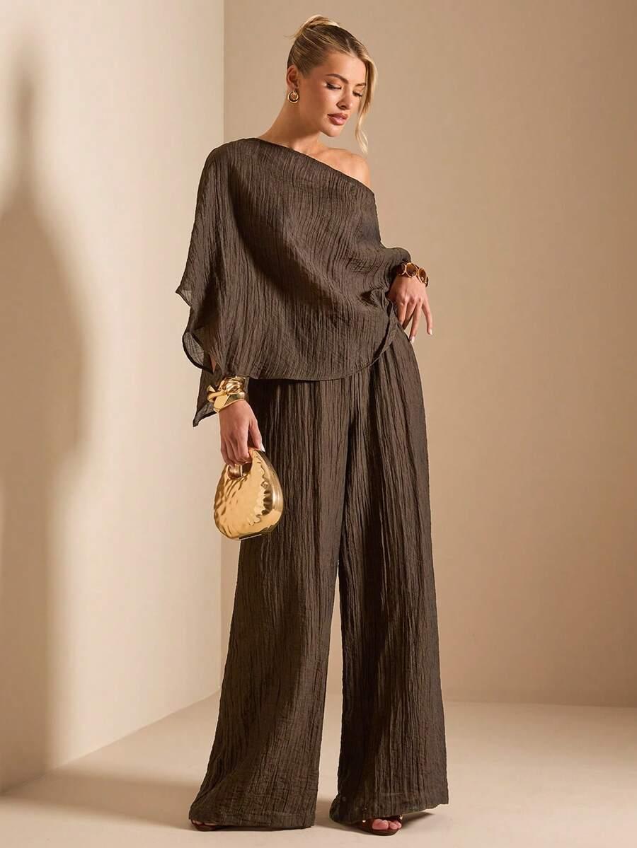 SHEIN TOP SPODNIE KOMPLET S06__XS