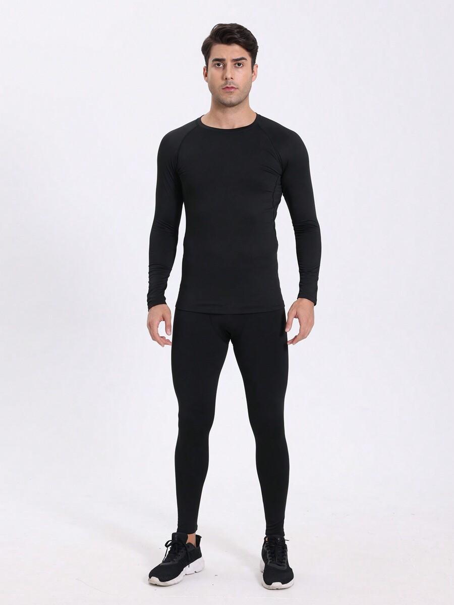 SHEIN GRANATOWY KOMPLET BLUZKA KALESONY PK01__M