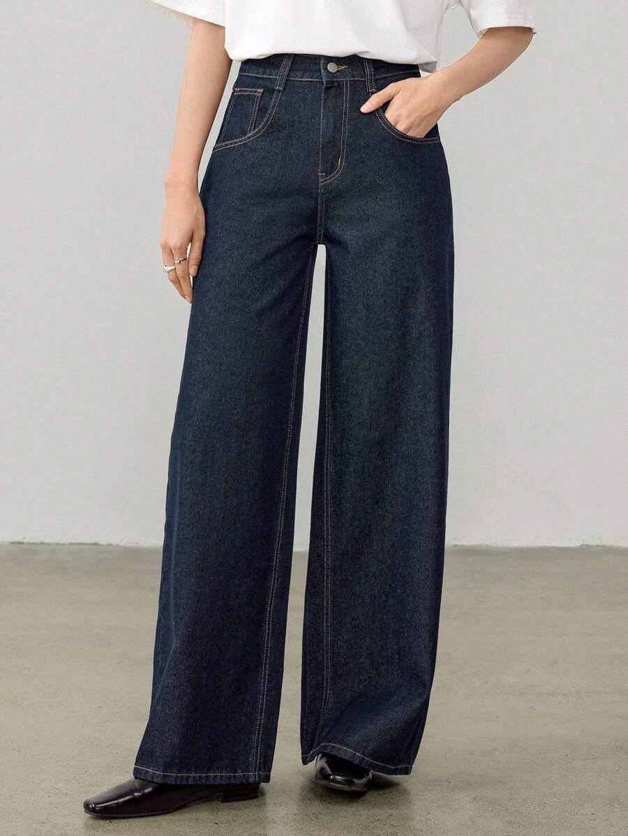 DAZY SPODNIE JEANS PROSTA NOGAWKA S06__M