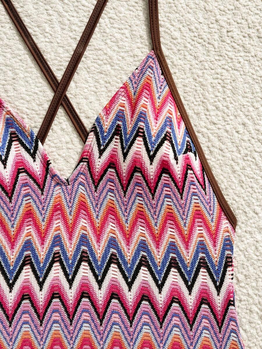 SHEIN JEDNOCZĘŚCIOWY STRÓJ KĄPIELOWY WZÓR S09__L