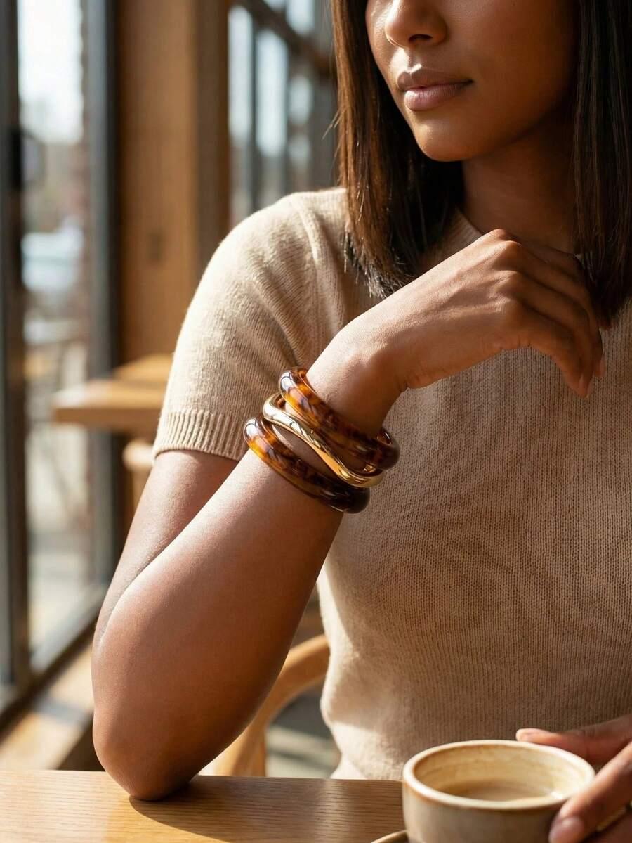 SHEIN ZŁOTA BRANSOLETKA NA RĘKĘ S07