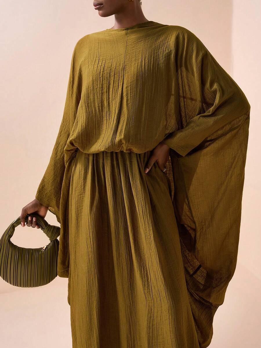 ZIVAH ZIELONA MAXI SUKIENKA S06__XL