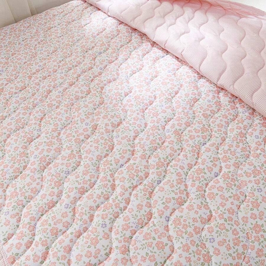 SHEIN KOŁDRA WZÓR KWIATY S07__150X200