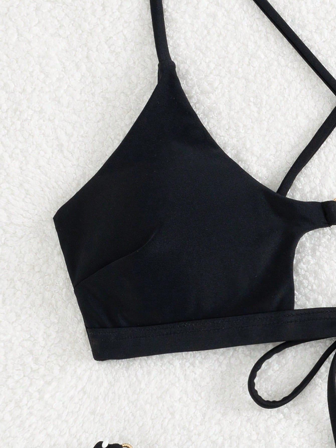 SHEIN DWUCZĘŚCIOWY STRÓJ KĄPIELOWY S09__XS