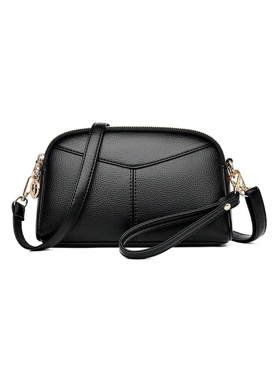 SHEIN CZARNA TOREBKA NA RAMIĘ S07__24X15X5,5CM