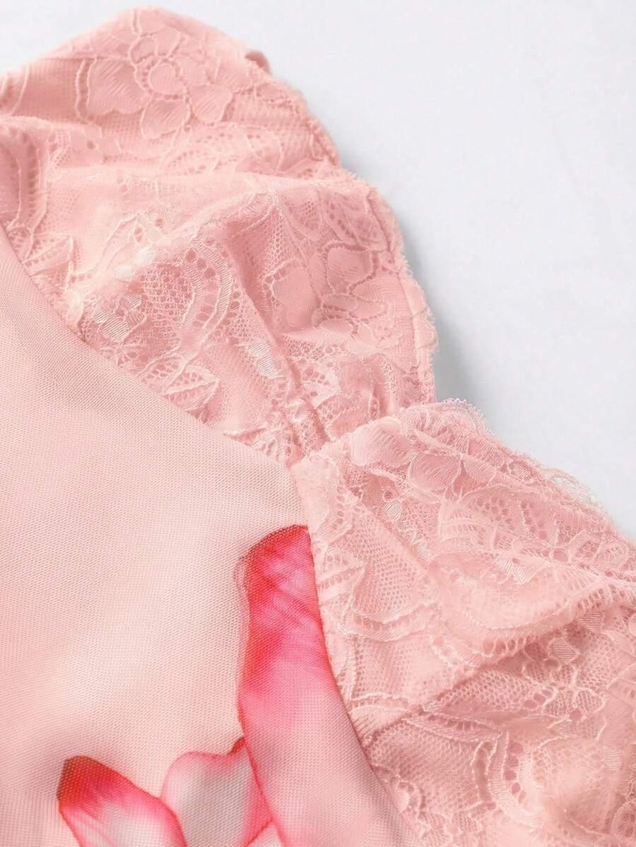 SHEIN RÓŻOWA MAXI SUKIENKA S06__XS