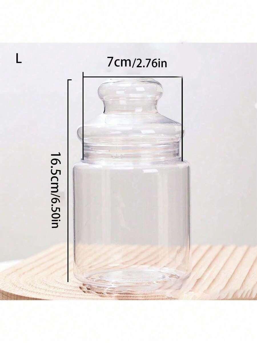SHEIN PLASTIKOWY SŁOIK 2 SZTUKI S07__16,5X7