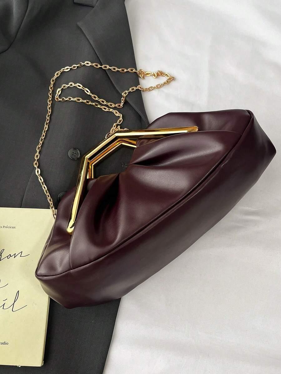 SHEIN BORDOWA TOREBKA IMITACJA SKÓRY S07__11,5X30,5