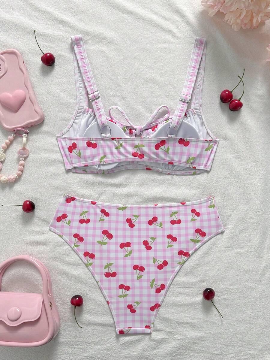 SHEIN DWUCZĘŚCIOWY STRÓJ KĄPIELOWY S09__S