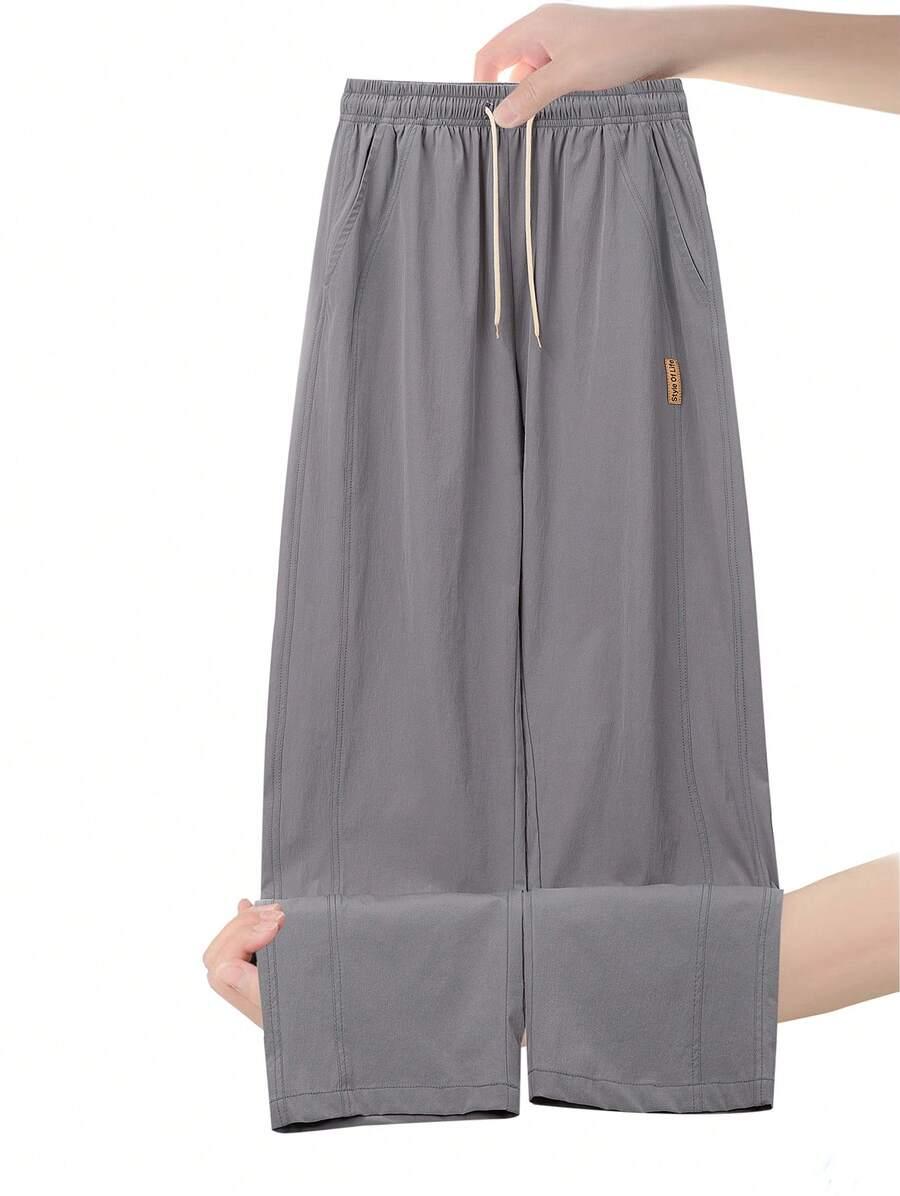 SHEIN SZARE SPODNIE WIĄZANIE S06__XL