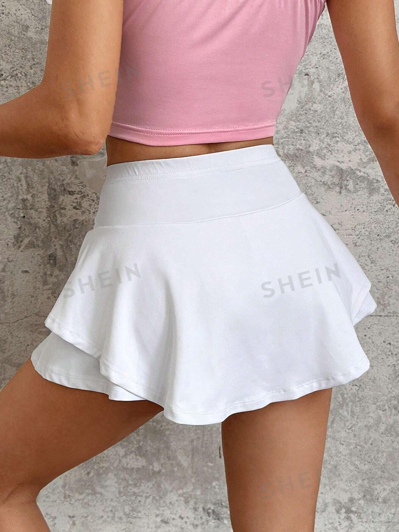 SHEIN BIAŁA MINI SPÓDNICA S06__S