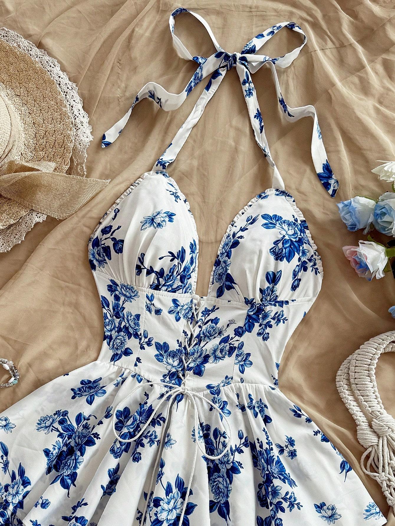 SHEIN SUKIENKA W KWIATY S06__S