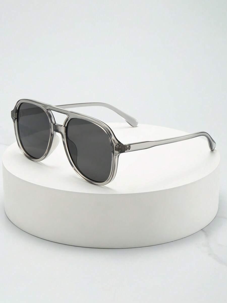 SHEIN SZARE OKULARY PRZECIWSŁONECZNE S07