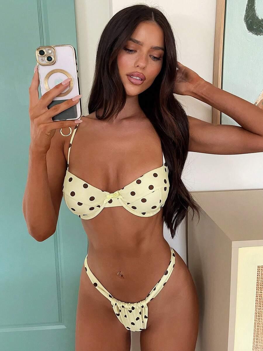 SULTRY SOL DWUCZĘŚCIOWY STRÓJ KĄPIELOWY GROSZKI PK01__S